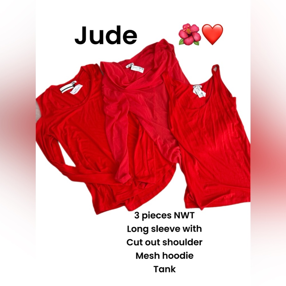 3  NWT tops From Jude 🇺🇸🌺